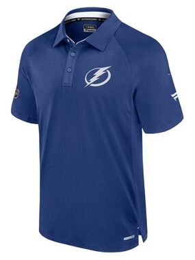 Fanatics Navy Blue Tampa Bay Lightning Polo